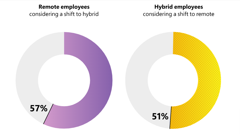 Remote vs Hybrid Employees